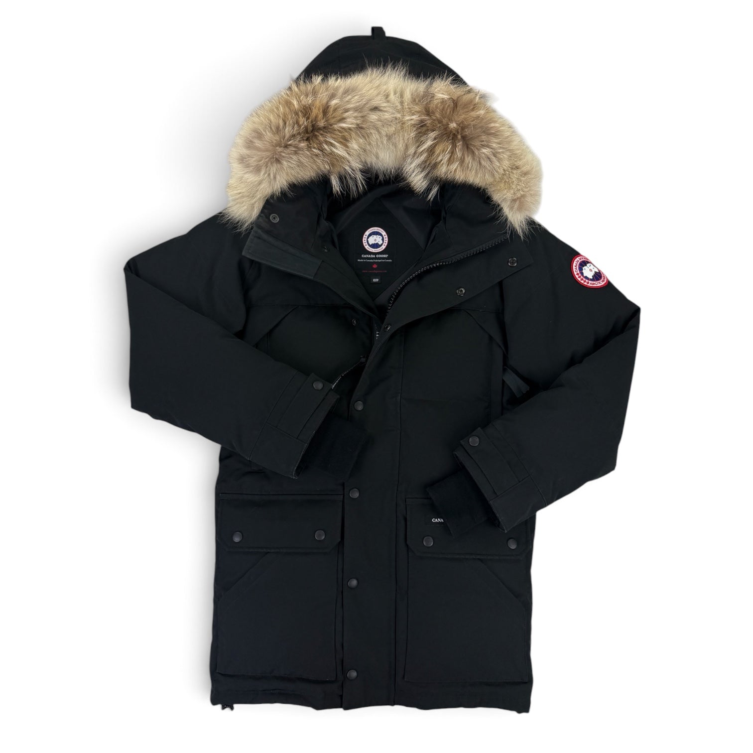 Canada Goose Men’s Black Emory Parker Jacket - Small
