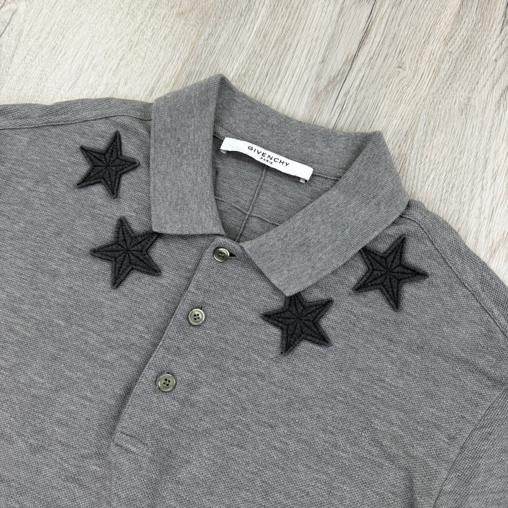 Givenchy Men’s Grey Polo Shirt - Large Slim