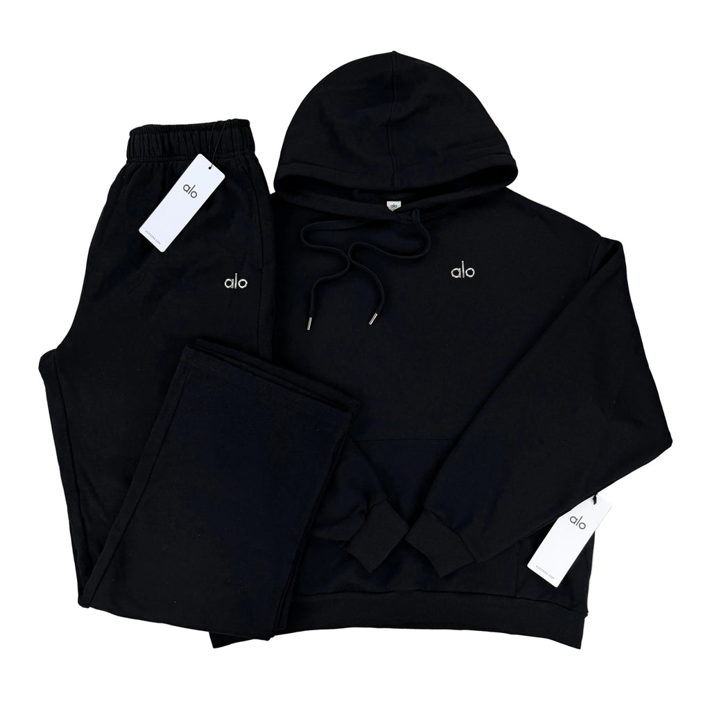 Alo Men’s Black Full Tracksuit
