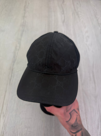 Gucci Men’s Black GG Print Baseball Cap