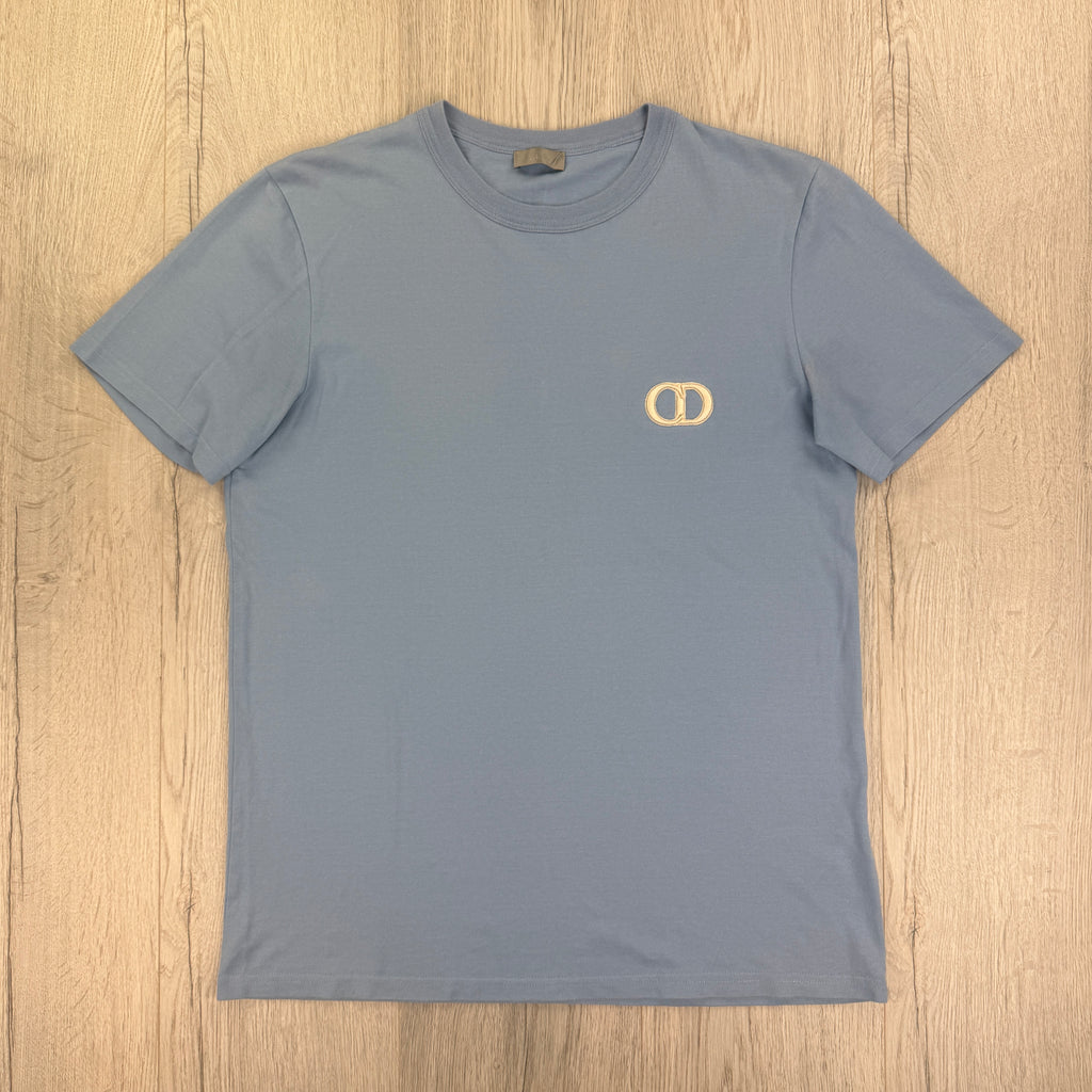 Christian Dior Men’s Baby Blue T-shirt - Medium