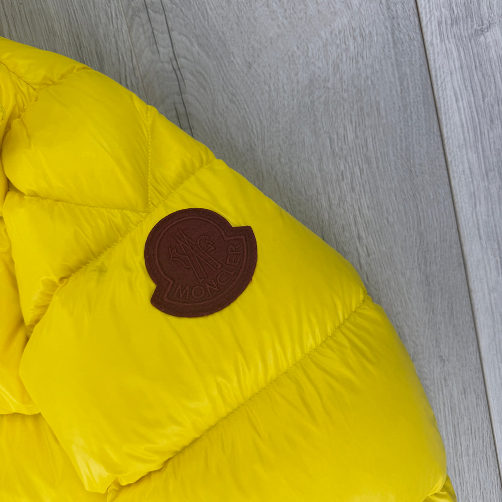 Moncler Men’s Dervox Giubbotto Yellow Puffer Jacket - Size 4