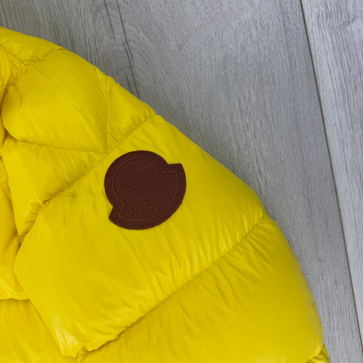 Moncler Men’s Dervox Giubbotto Yellow Puffer Jacket - Size 4