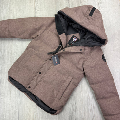 Canada Goose Men’s Quicksand Melange Wool MacMillan Jacket - Small