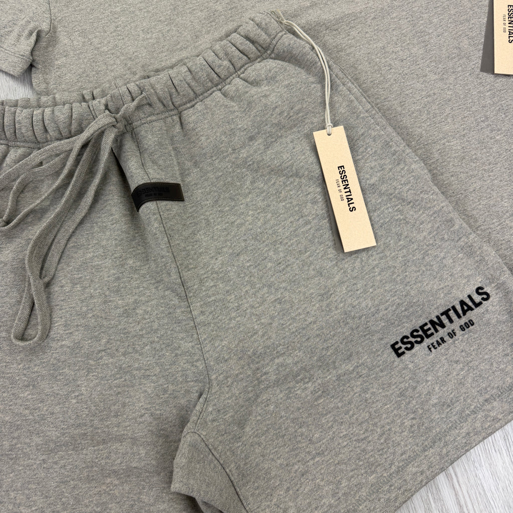 Essentials Men’s Dark Oat T-shirt & Short Set