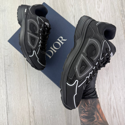 Dior B30 Men’s Triple Black Trainers - 41 (Fit Uk 7)
