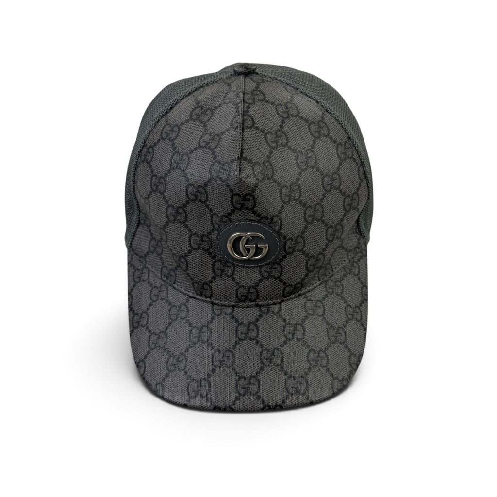Gucci Men’s GG Interlocking Dark Grey Baseball Cap