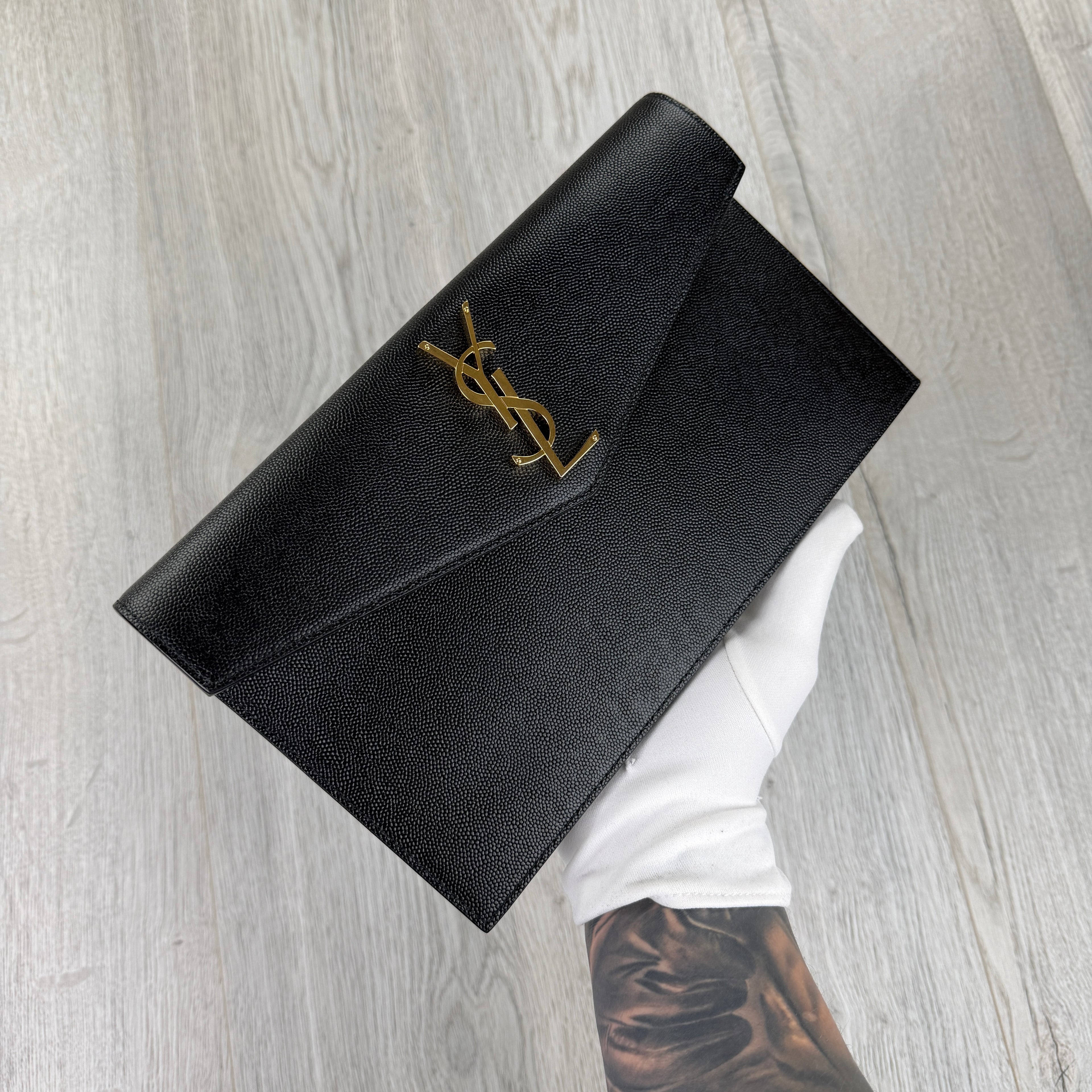 Saint Laurent Women’s Black Clutch Bag