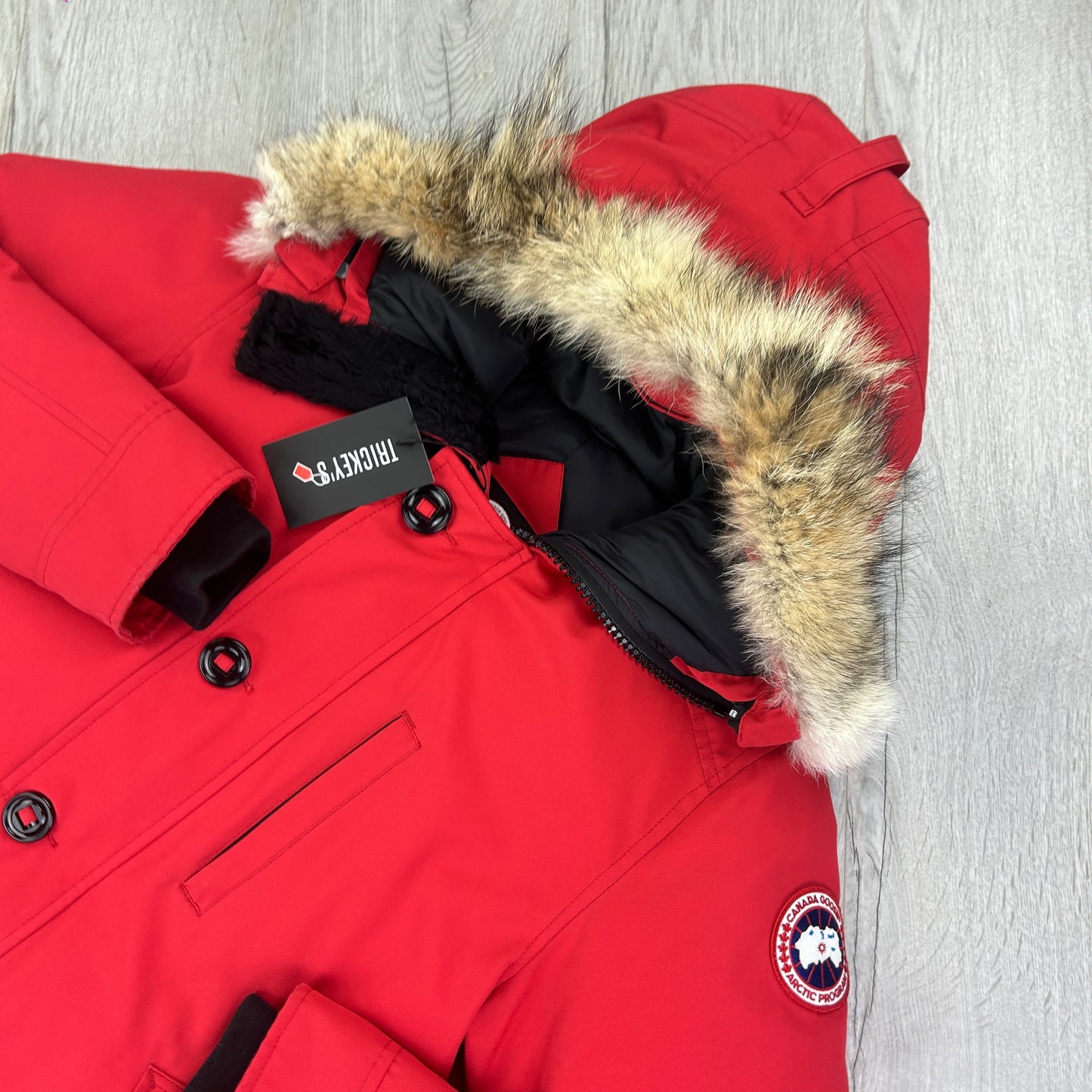 Canada Goose Men’s Red Chateau Parker Jacket