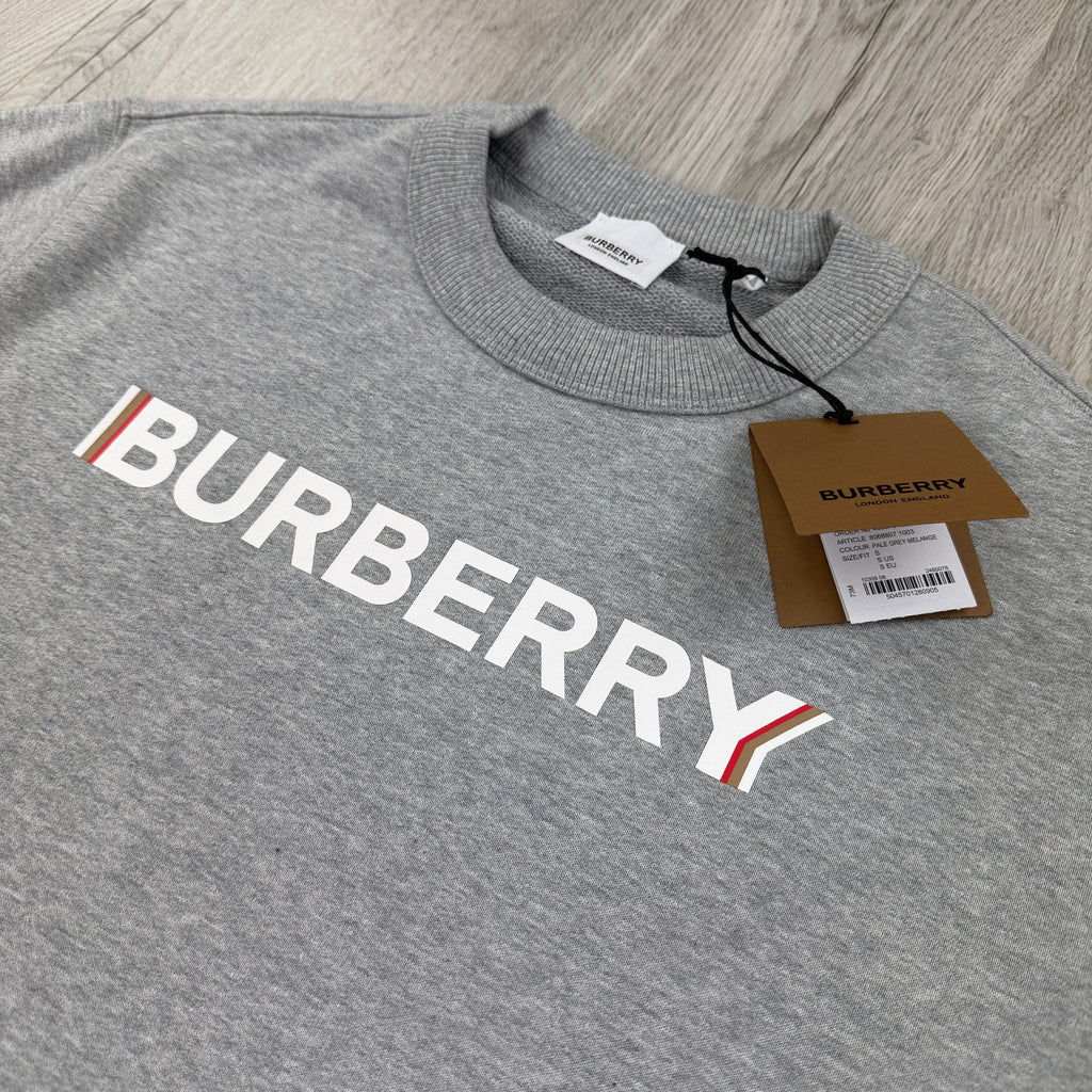 Burberry Men’s Grey Crewneck Jumper