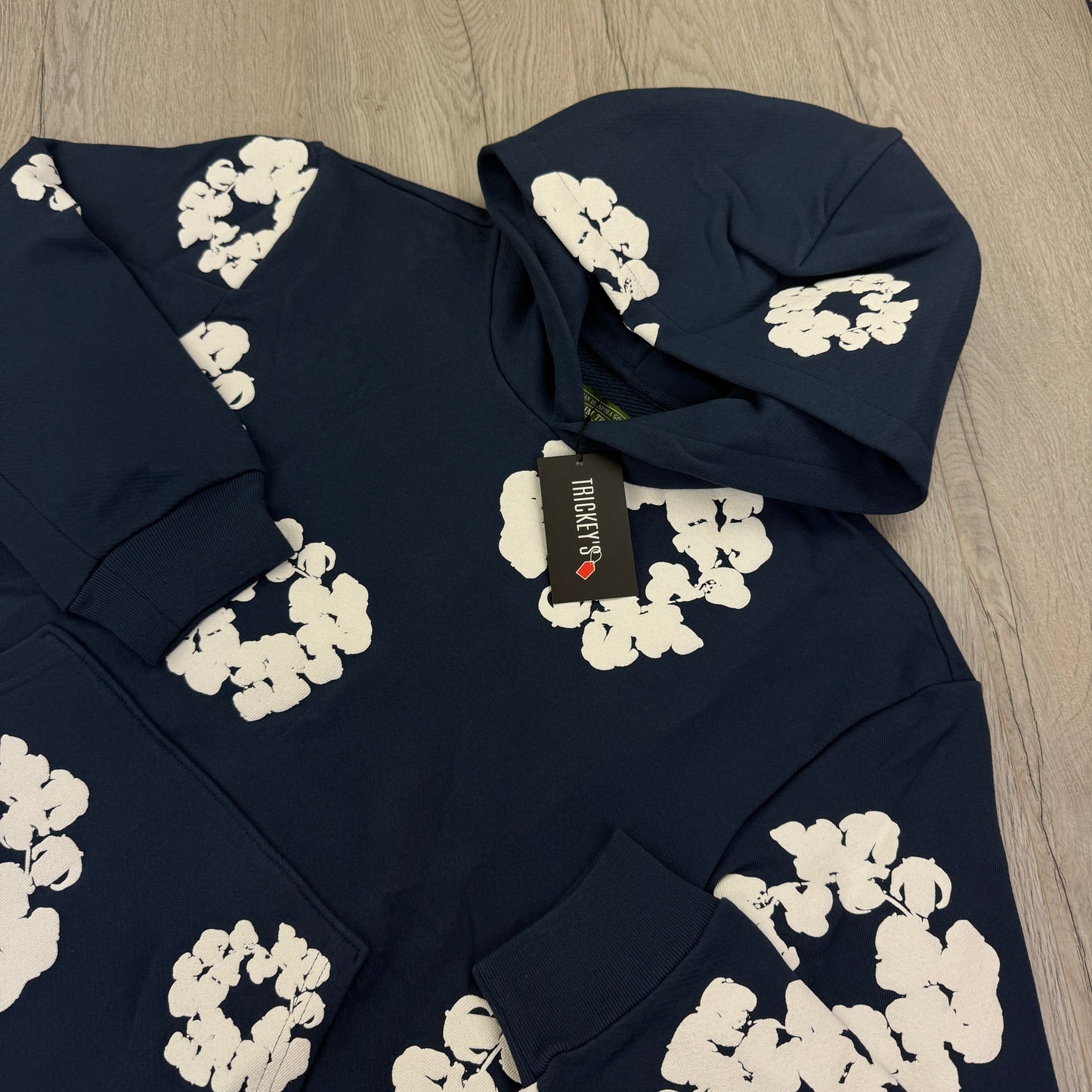 Denim Tears Men’s Navy Pullover Hoodie