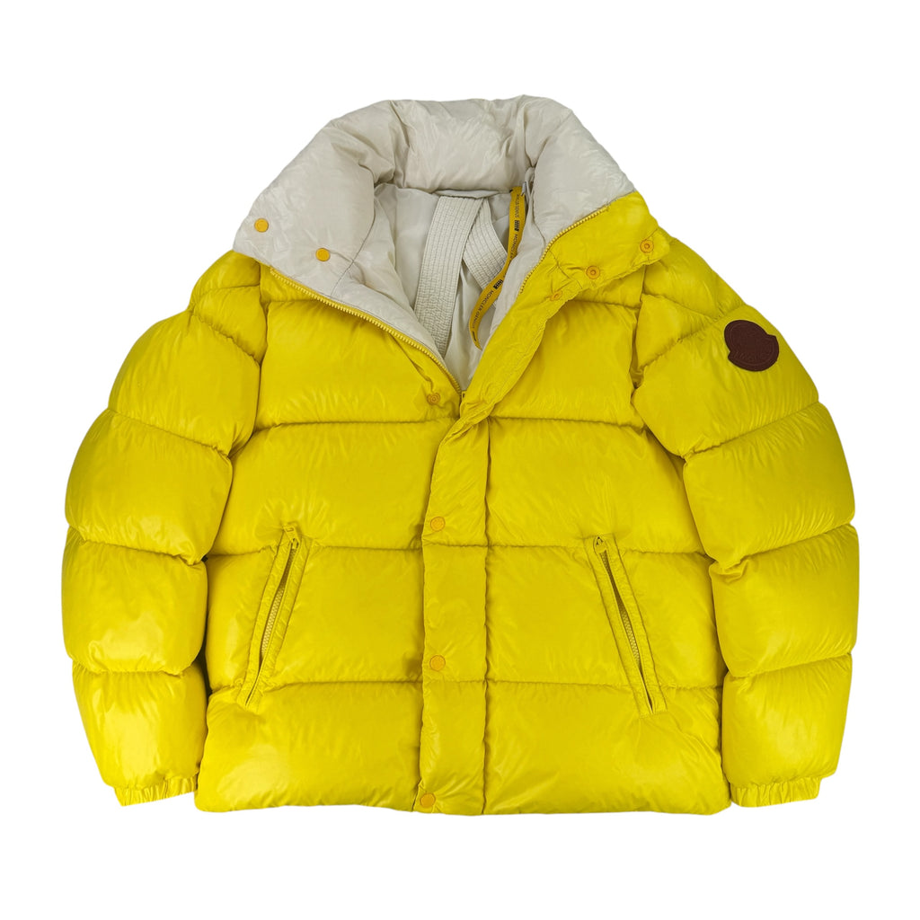Moncler Men’s Dervox Giubbotto Yellow Puffer Jacket - Size 4