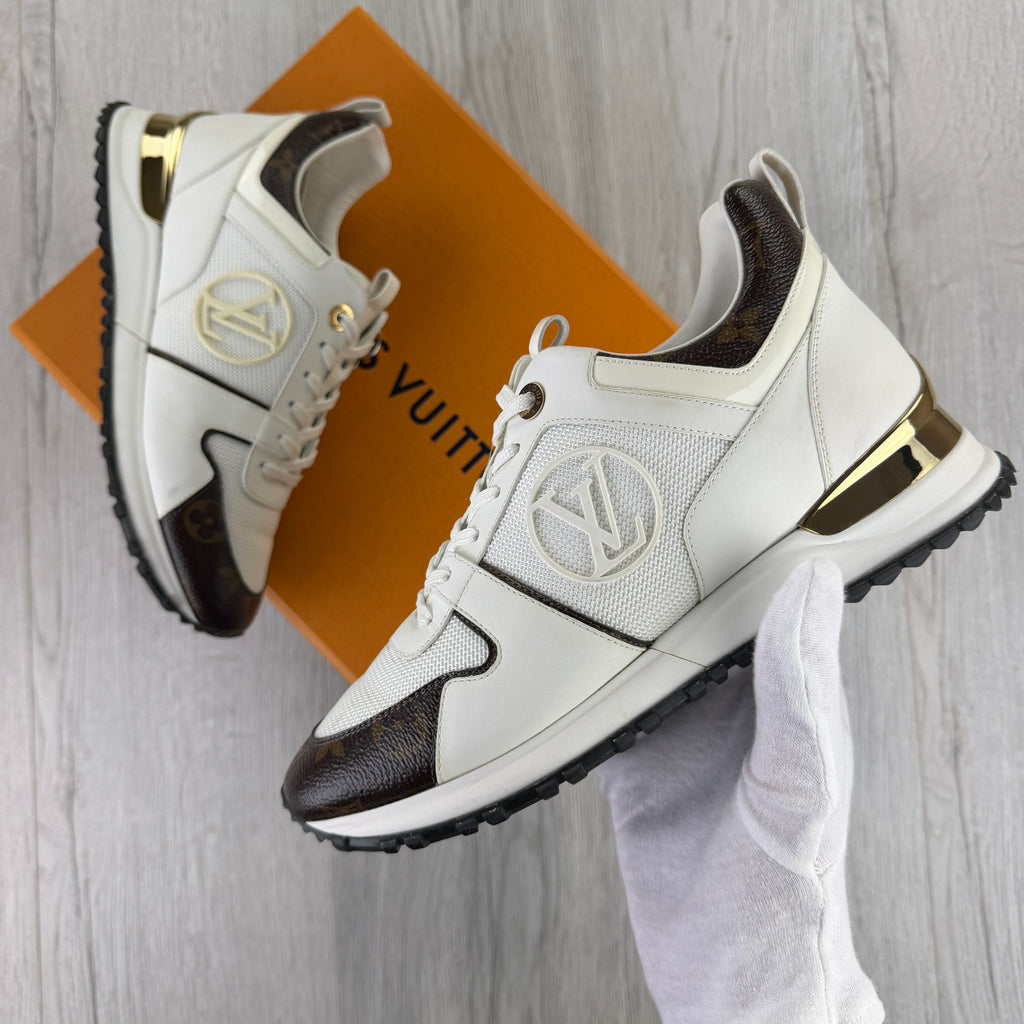 Louis Vuitton Women’s White Icon Run Away Trainer - 37.5 (Uk 4.5)
