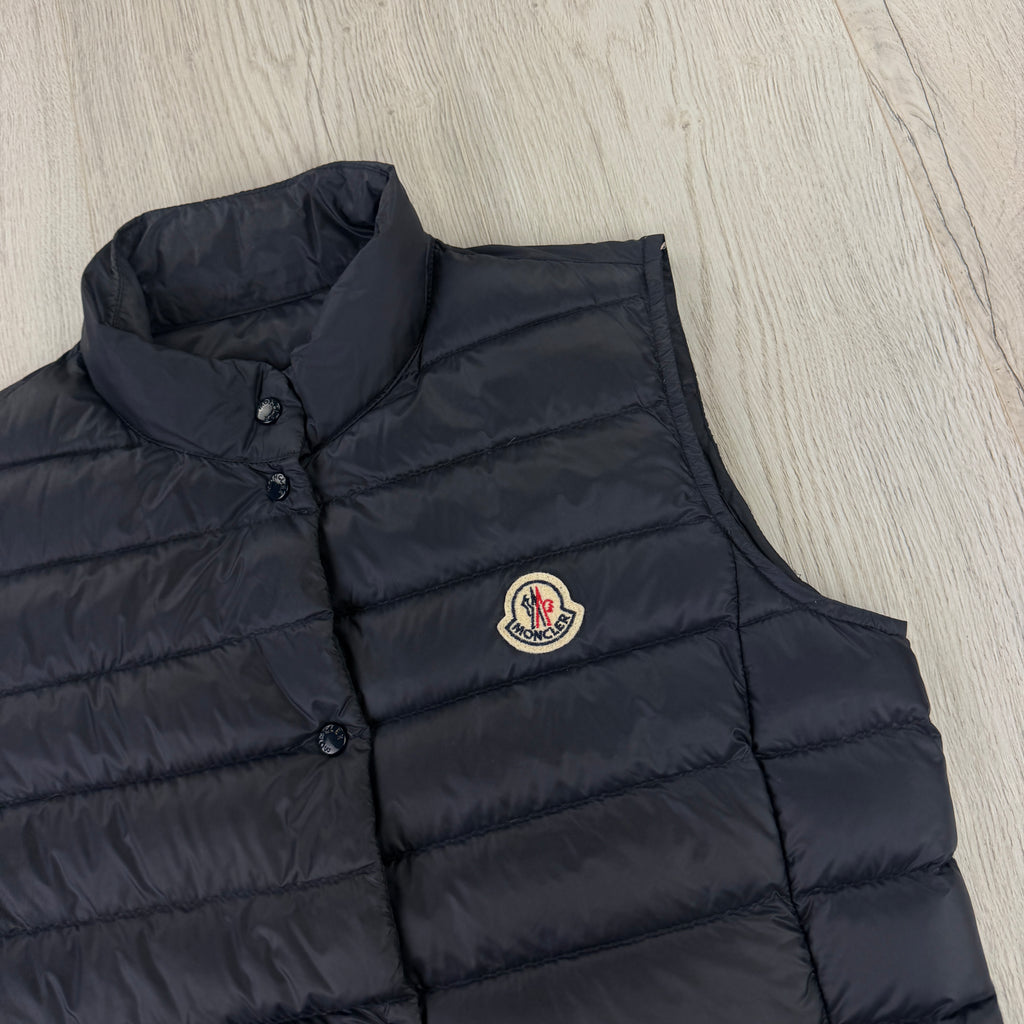 Moncler Women’s Navy Gilet - Size 1