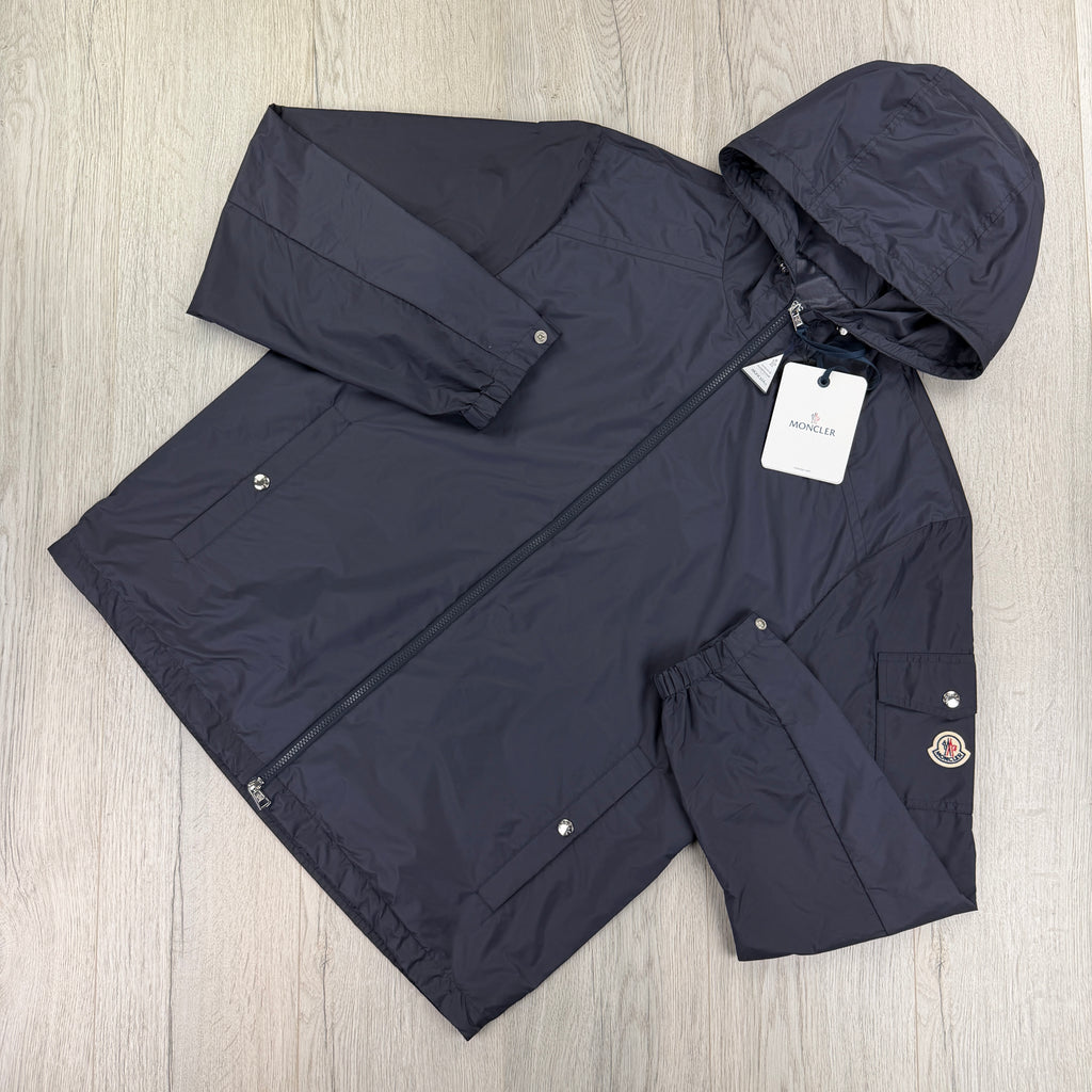 Moncler Men’s Zip-up Navy Windbreaker Jacket - Size 5