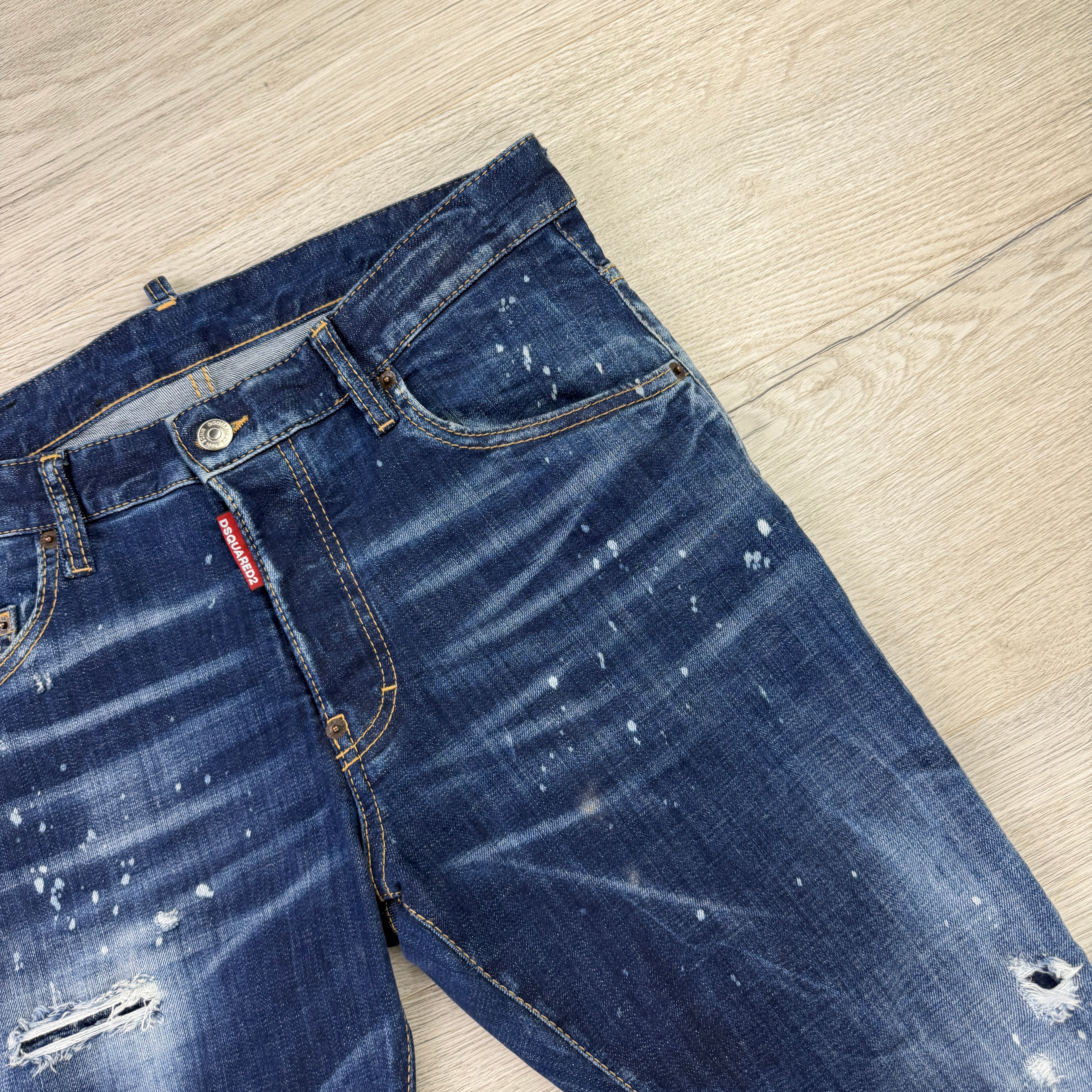 Dsquared2 Men’s Blue Distressed Cool Guy Jeans - 48 (Uk 32)