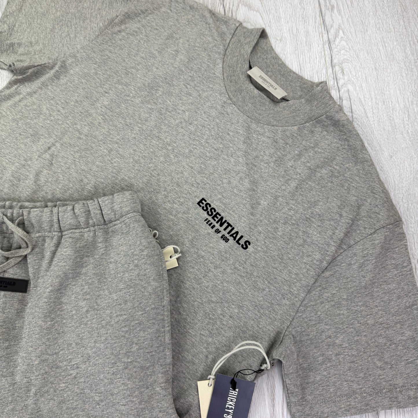 Essentials Men’s Dark Oat T shirt and Short Set