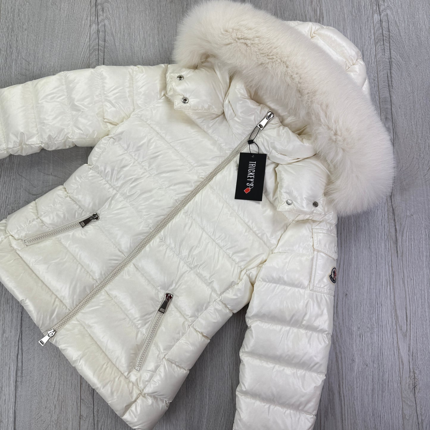 Moncler Women’s Cream / Beige BadyF Down Jacket - Size 0