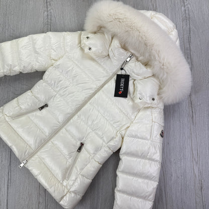 Moncler Women’s Cream / Beige BadyF Down Jacket - Size 0