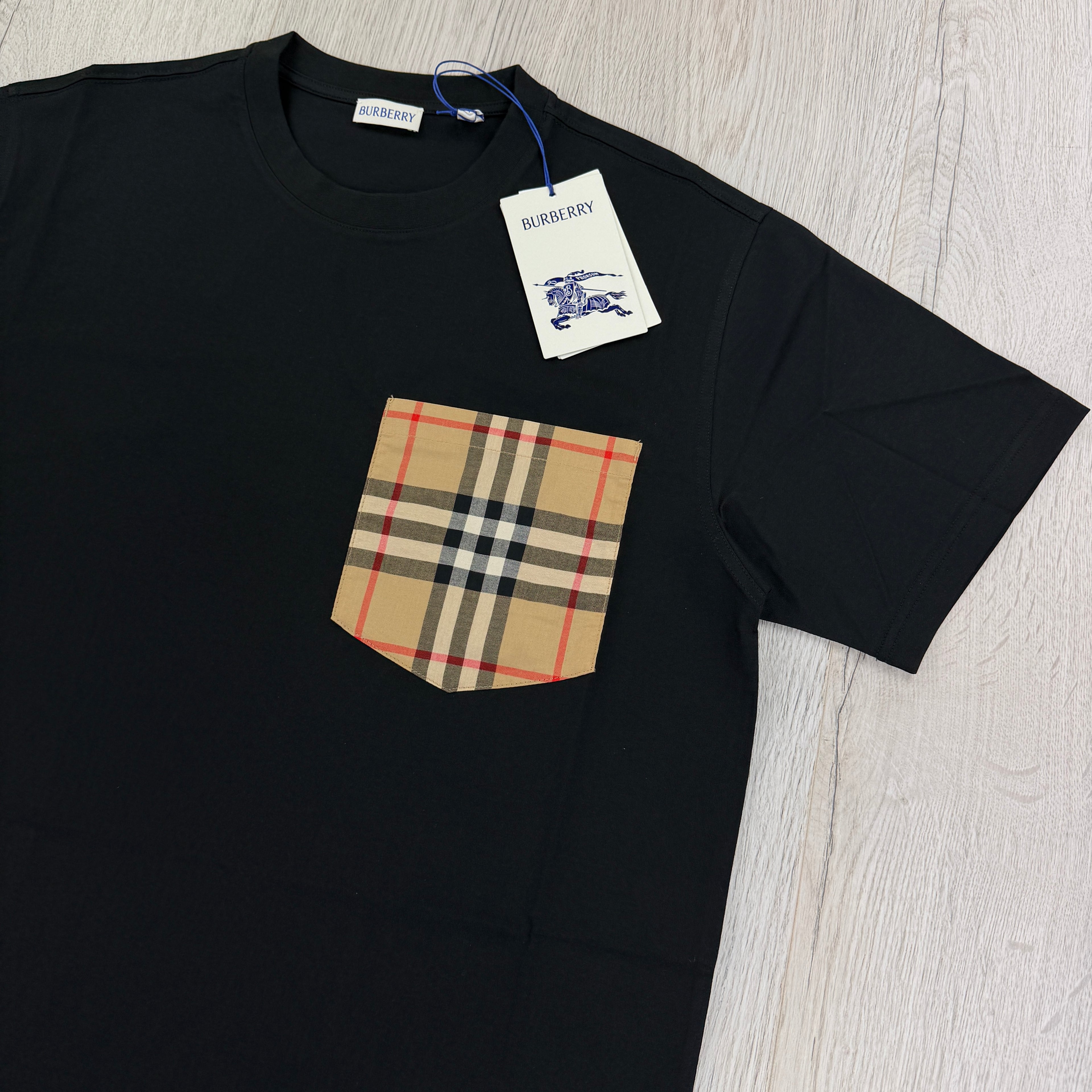 Burberry Men’s Black T-shirt & Shorts Set