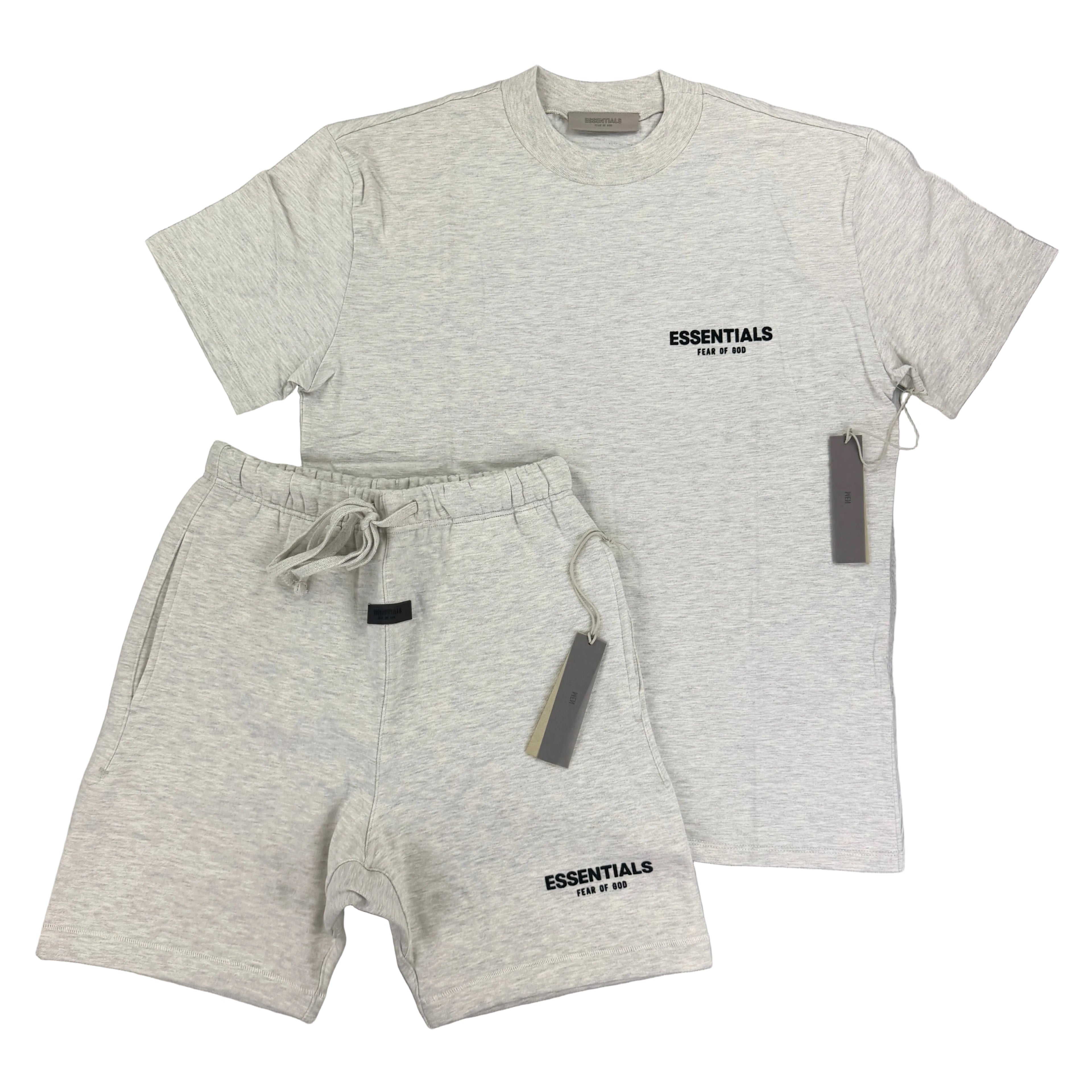 Essentials Men’s Light Oat T-shirt & Short Set