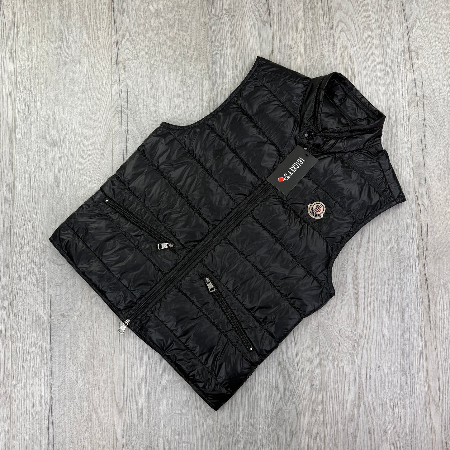 Moncler Men’s Black GUI Down Gilet - Size 0