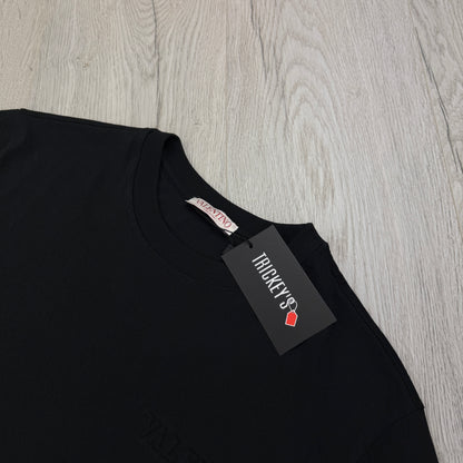 Valentino Men’s Black 3D Logo Slim T-shirt - Small
