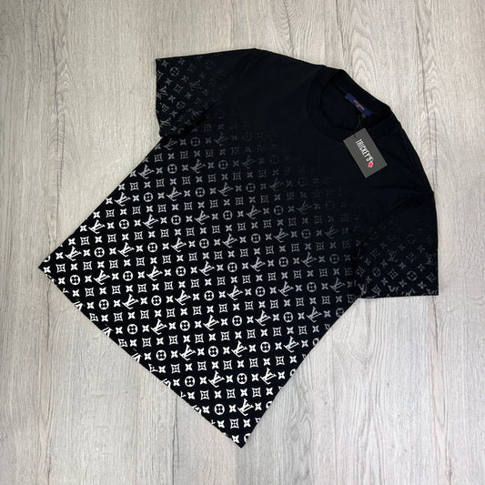 Louis Vuitton Men’s Black Gradient T-shirt - Medium Slim