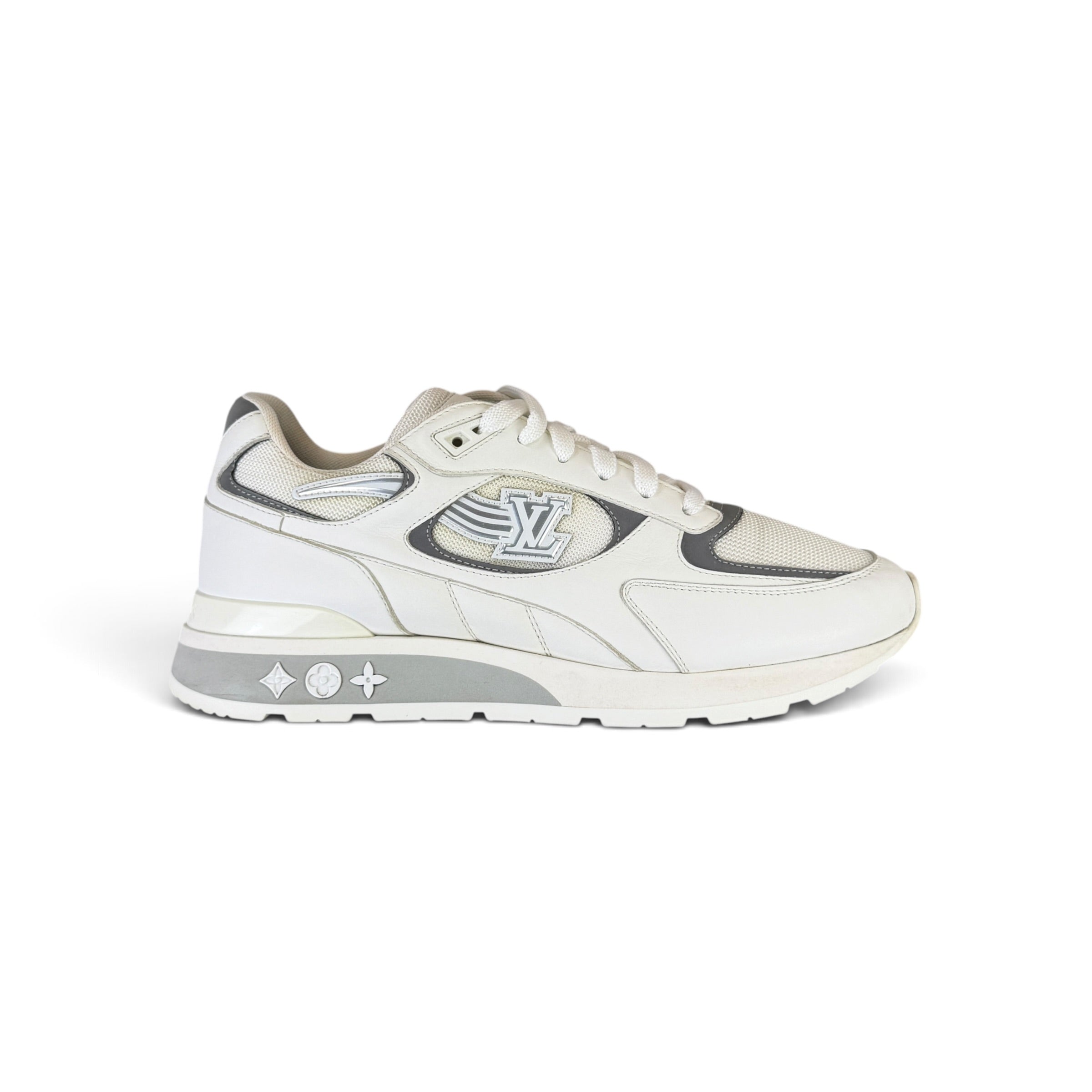 Louis Vuitton Men’s White Run Away Trainers - Uk 8 (Fit Uk 8.5)