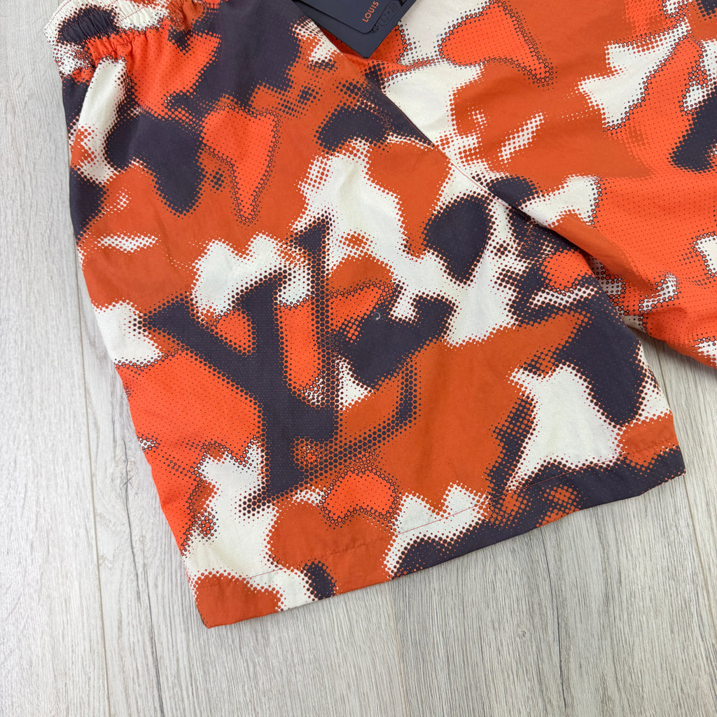 Louis Vuitton Men’s Orange Camo Swim Shorts - XS/Small