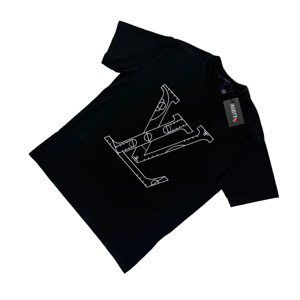 Louis Vuitton x NBA ‘ASSO CIATION’ Black T-shirt - Small