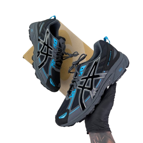 Asics Men’s Gel-Venture 6 Black/Carrier Grey Trainers