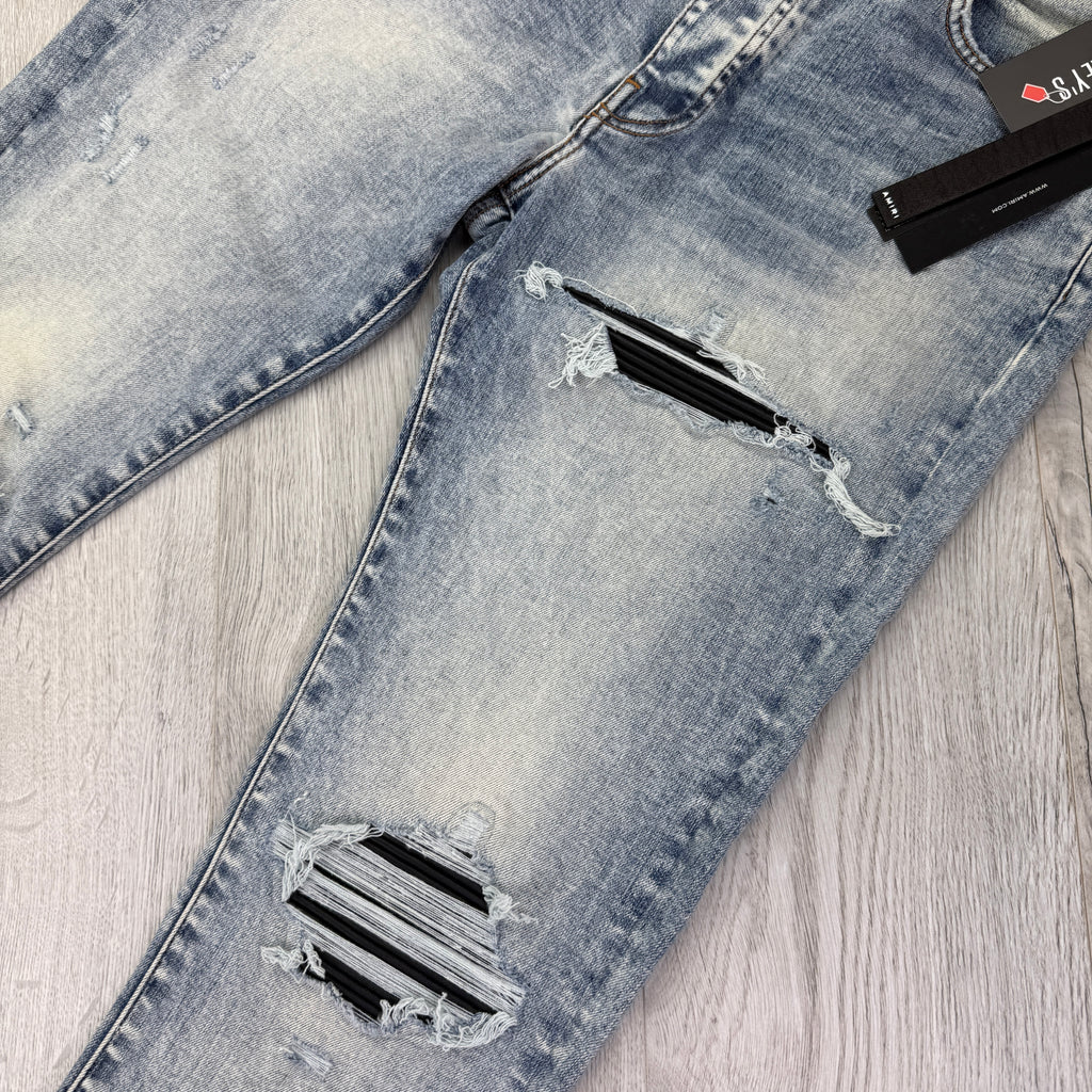 Amiri MX1 Men’s Blue Distressed Jeans