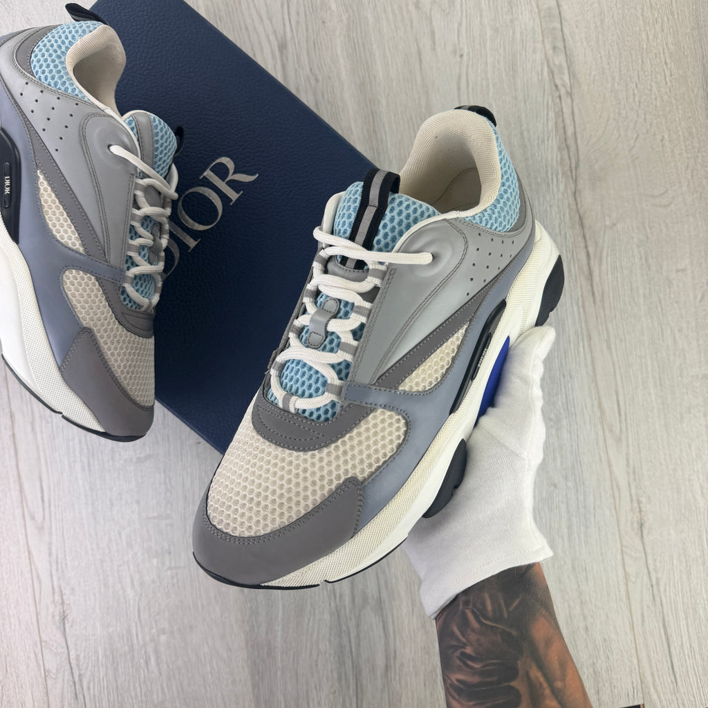 Dior B22 Men’s Baby Blue Runners - 44 (Fit Uk 9/9.5)