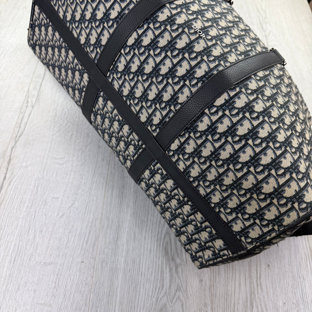 Dior Oblique Jacquard Lingo 50 Boston Bag Travel Bag