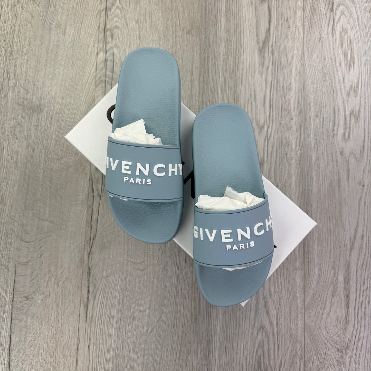 Givenchy Men’s Sky Blue Sliders