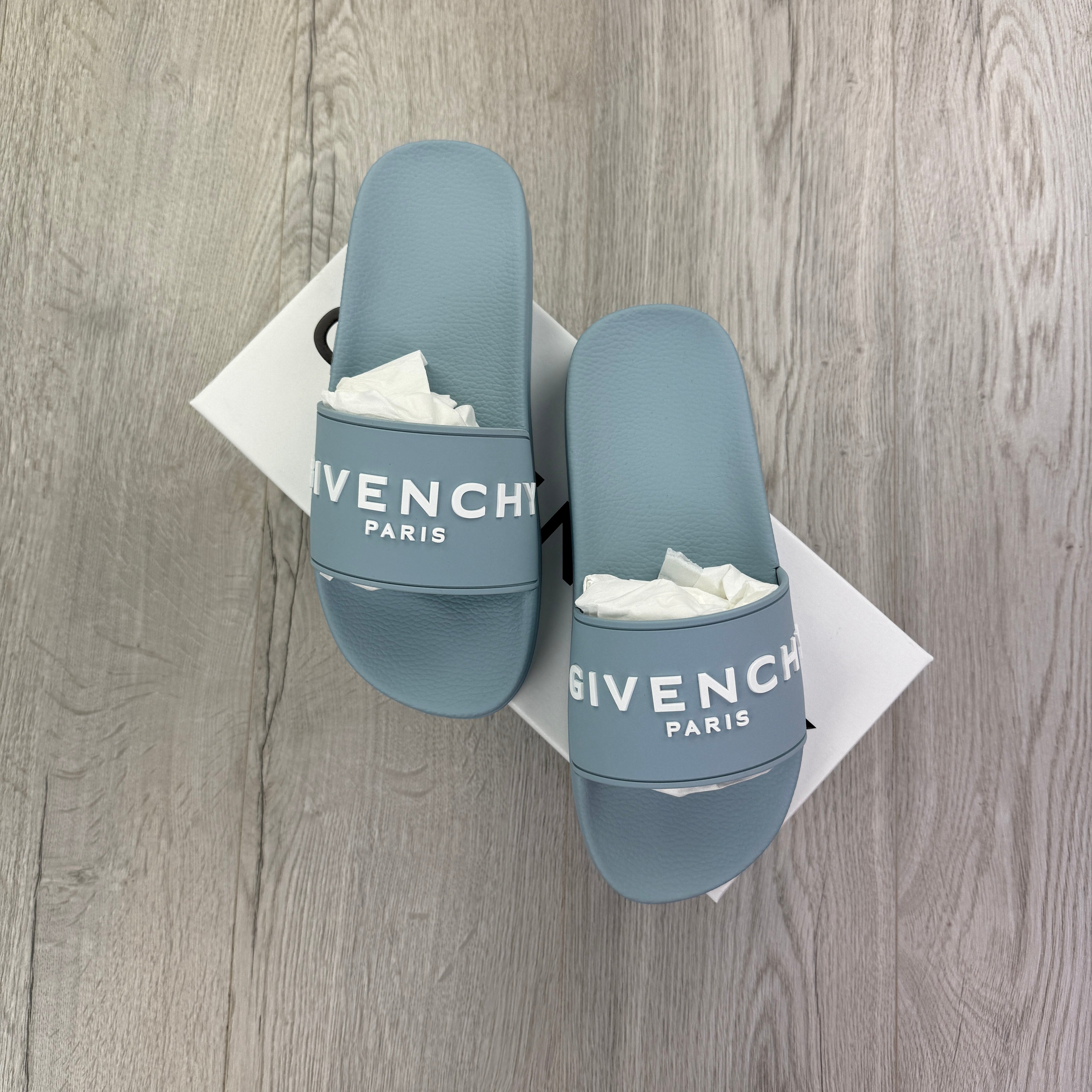Givenchy Men’s Sky Blue Sliders