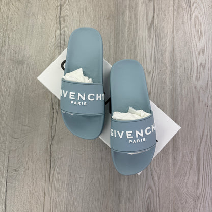 Givenchy Men’s Sky Blue Sliders