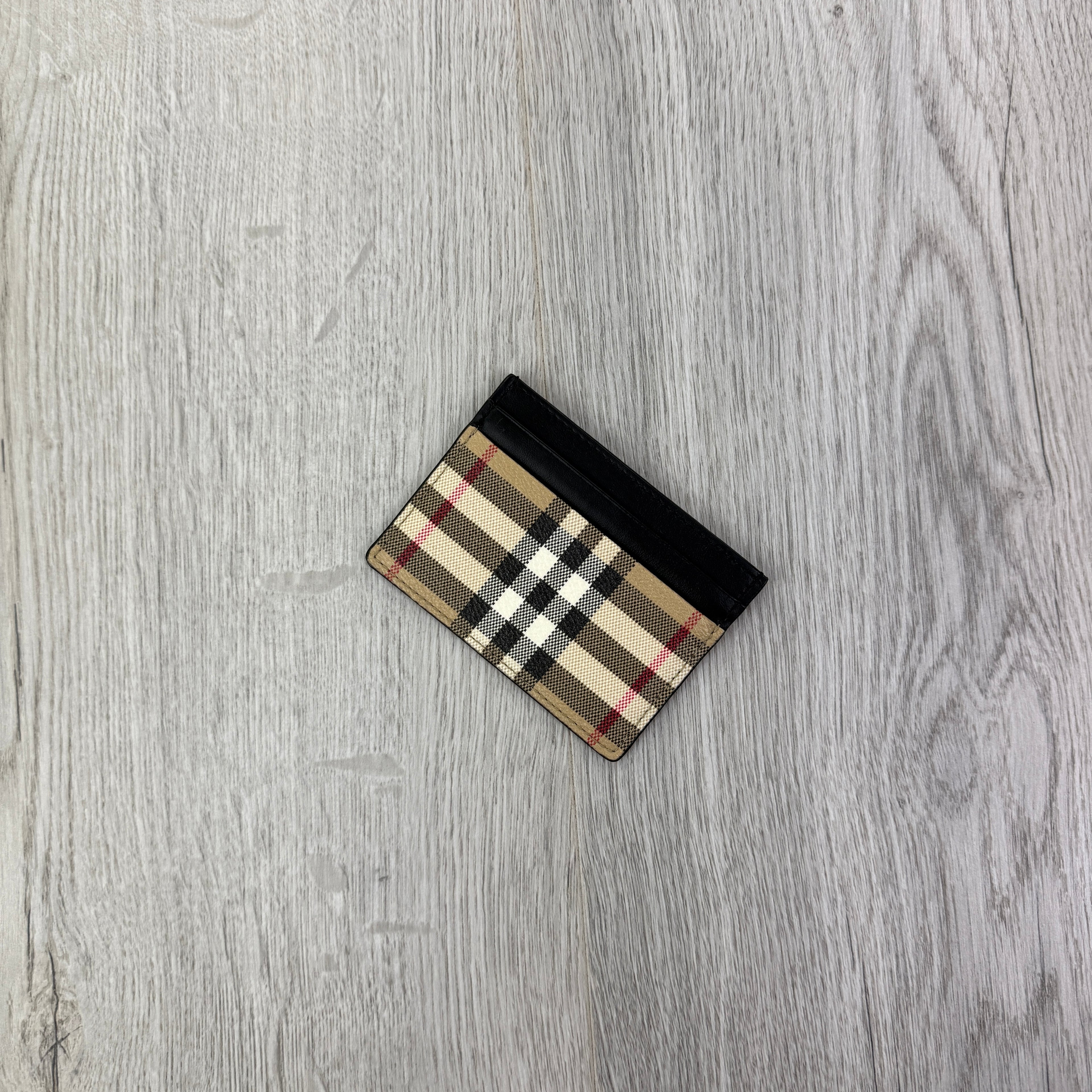 Burberry Vintage Check and Leather Card Case