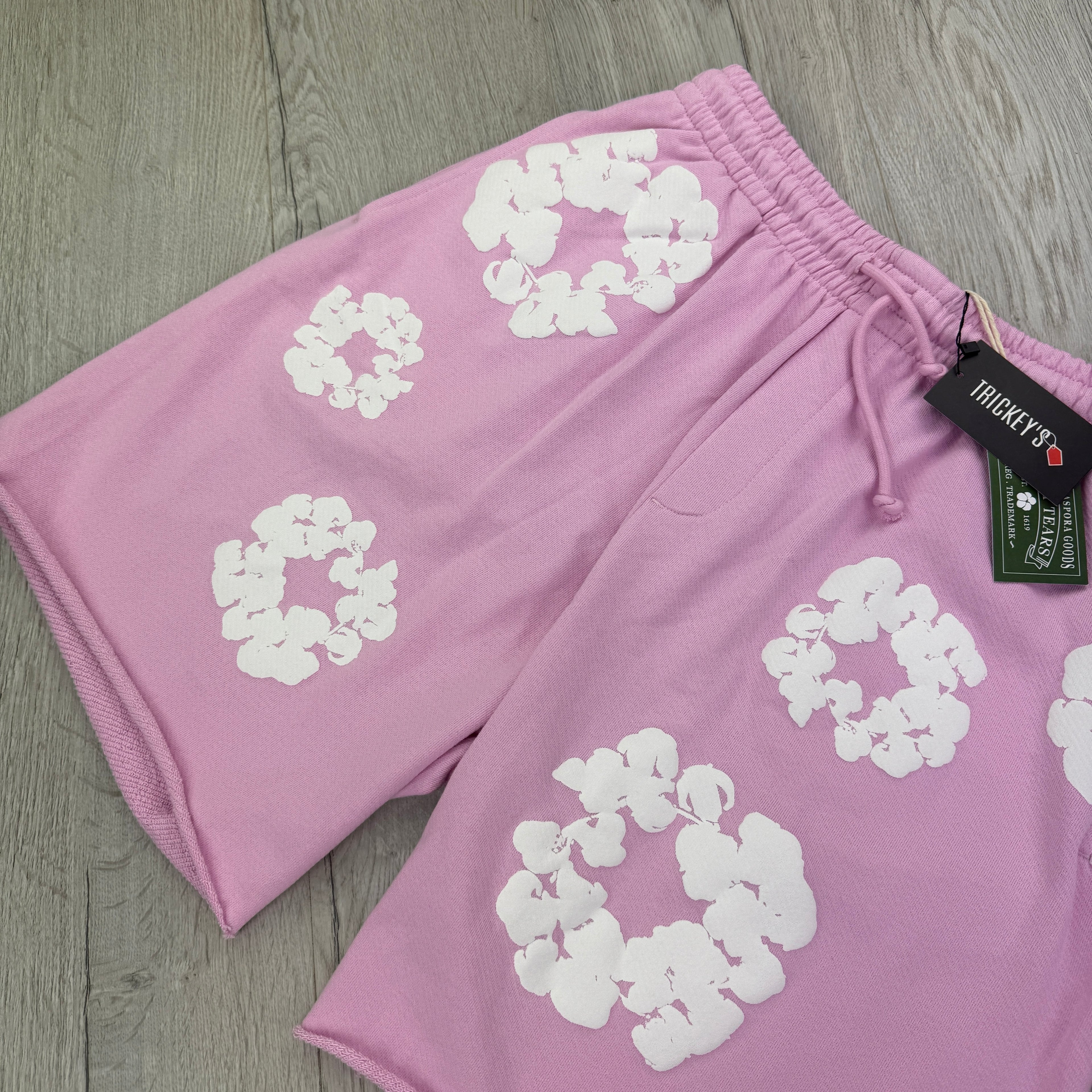 Denim Tears Baby Pink Jersey Shorts