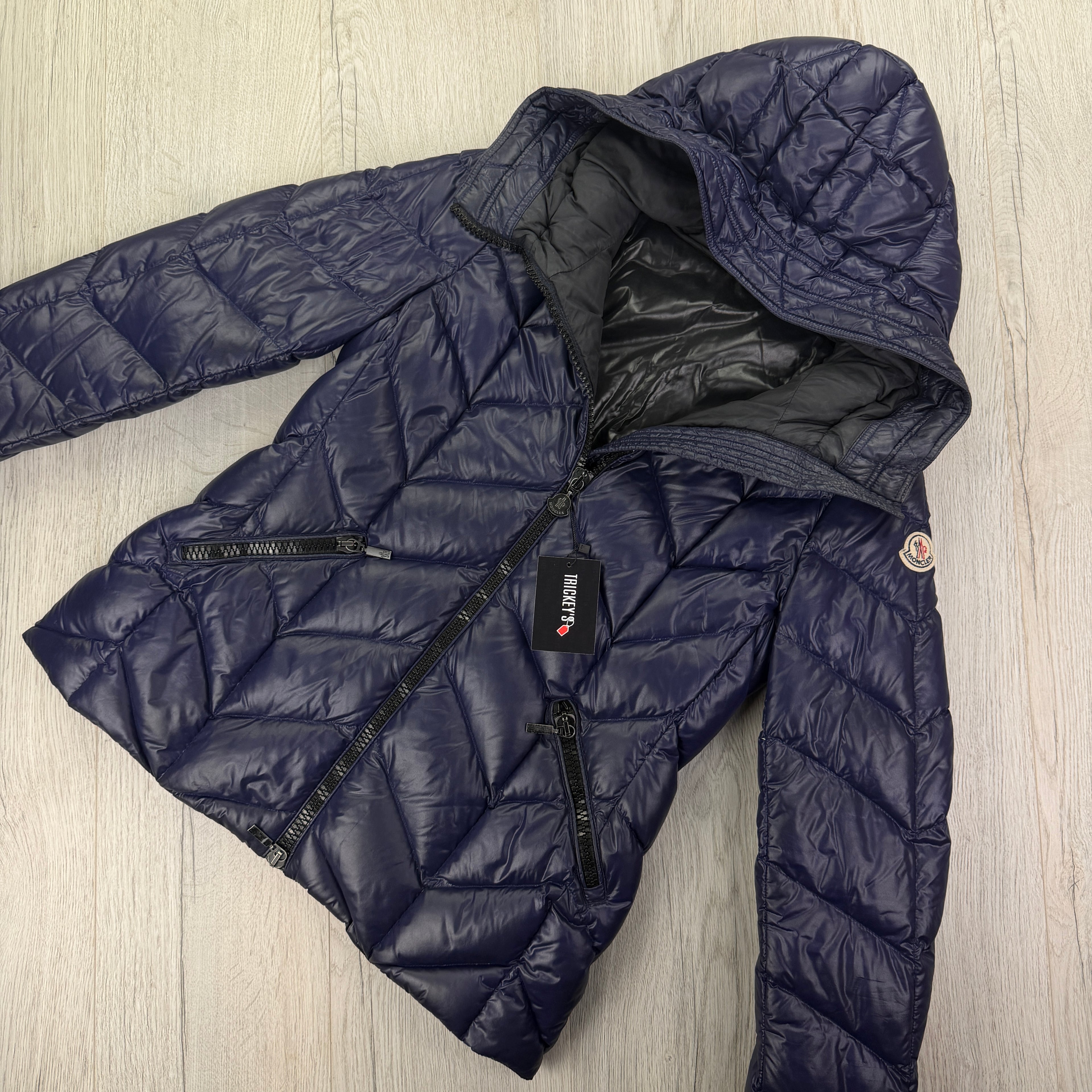 Moncler Women’s Badete Navy Zip-up Jacket - Size 4