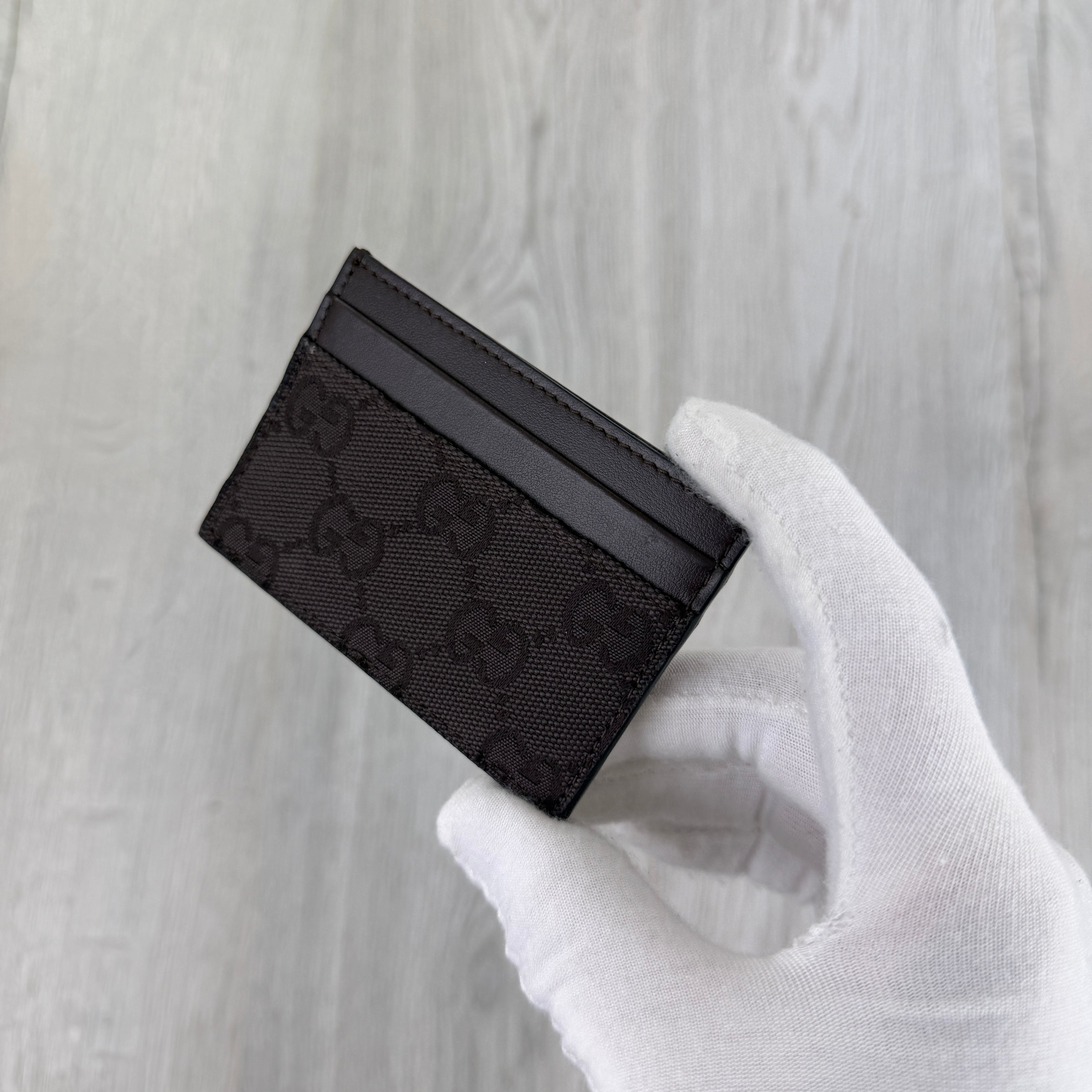 Gucci GG Interlocking Brown Card Holder