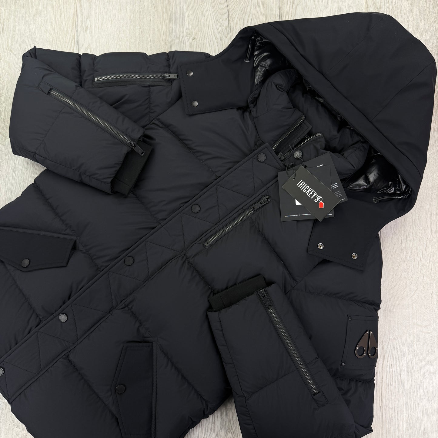 Moose Knuckles Men’s Everest 3Q Black Jacket - Small