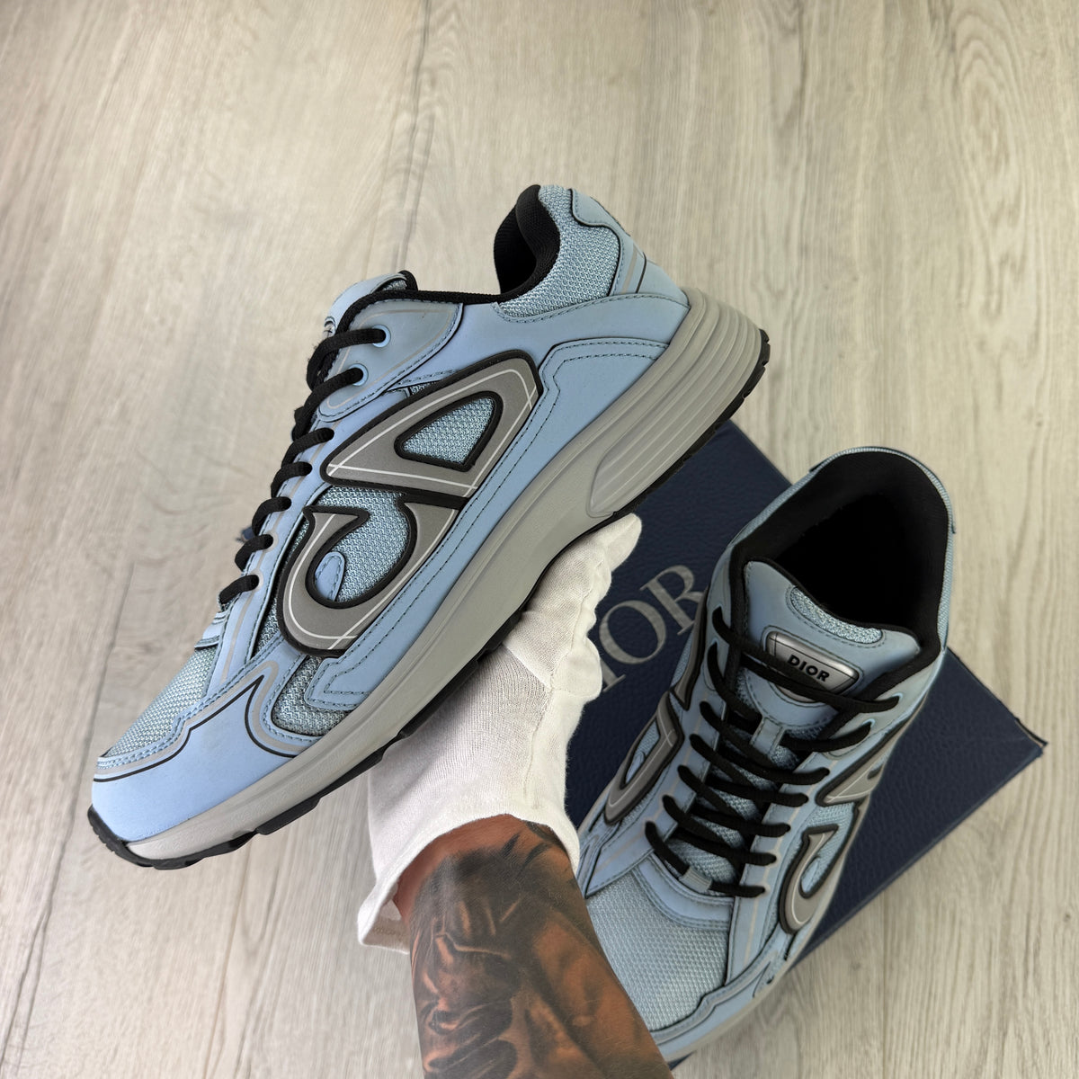 Dior B30 Men’s Baby Blue Runners - 44 (Uk 10)