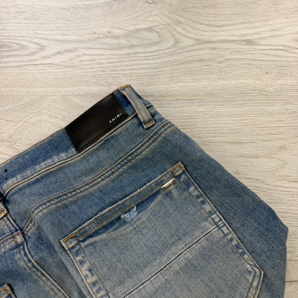 Amiri Men’s Light Blue Denim MX1 Jeans - Uk 33
