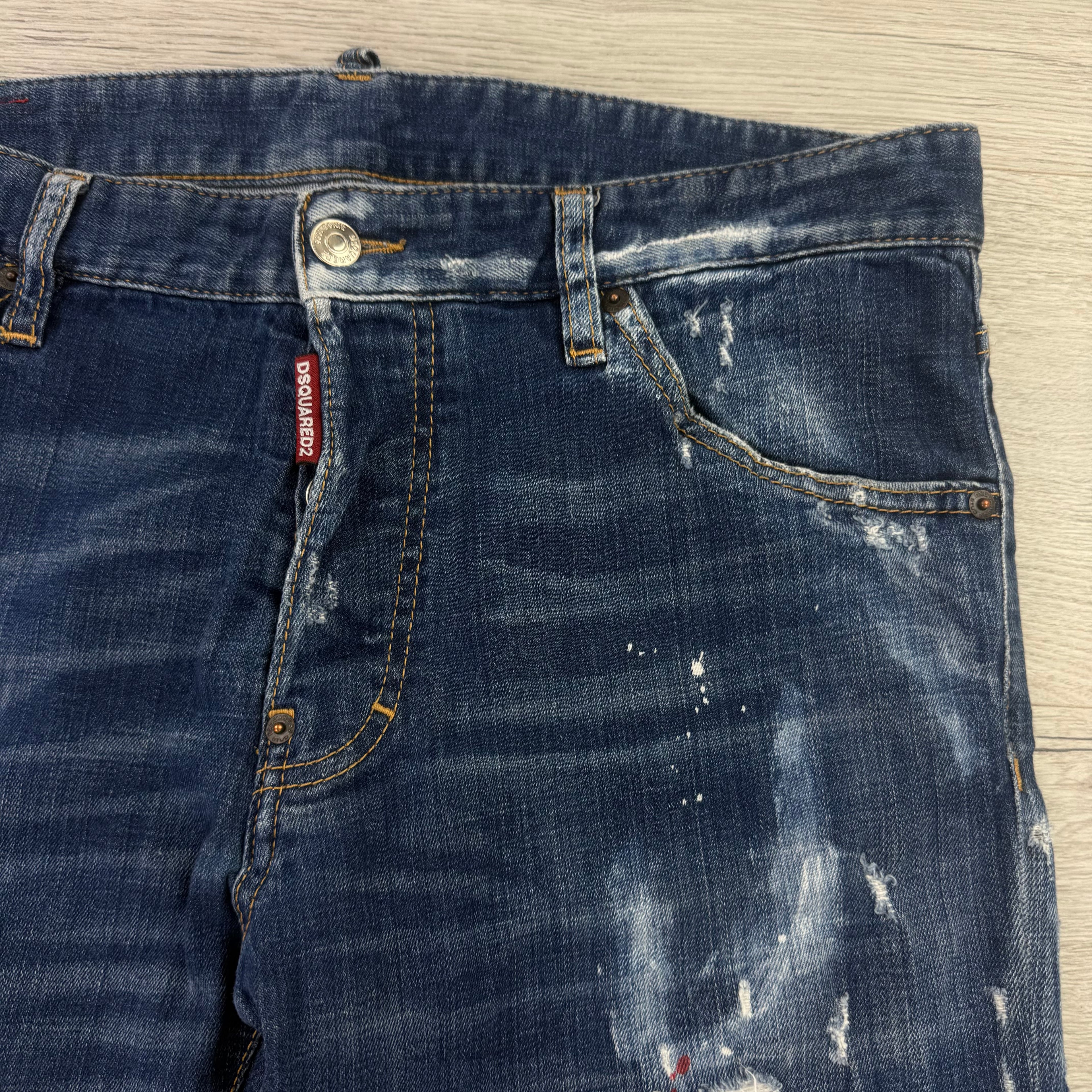Dsquared2 Men’s Blue Distressed Cool Guy Jeans - 50 (Uk 33)