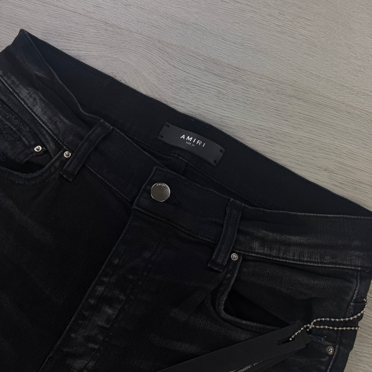 Amiri Men’s Black Ripped Distressed Jeans
