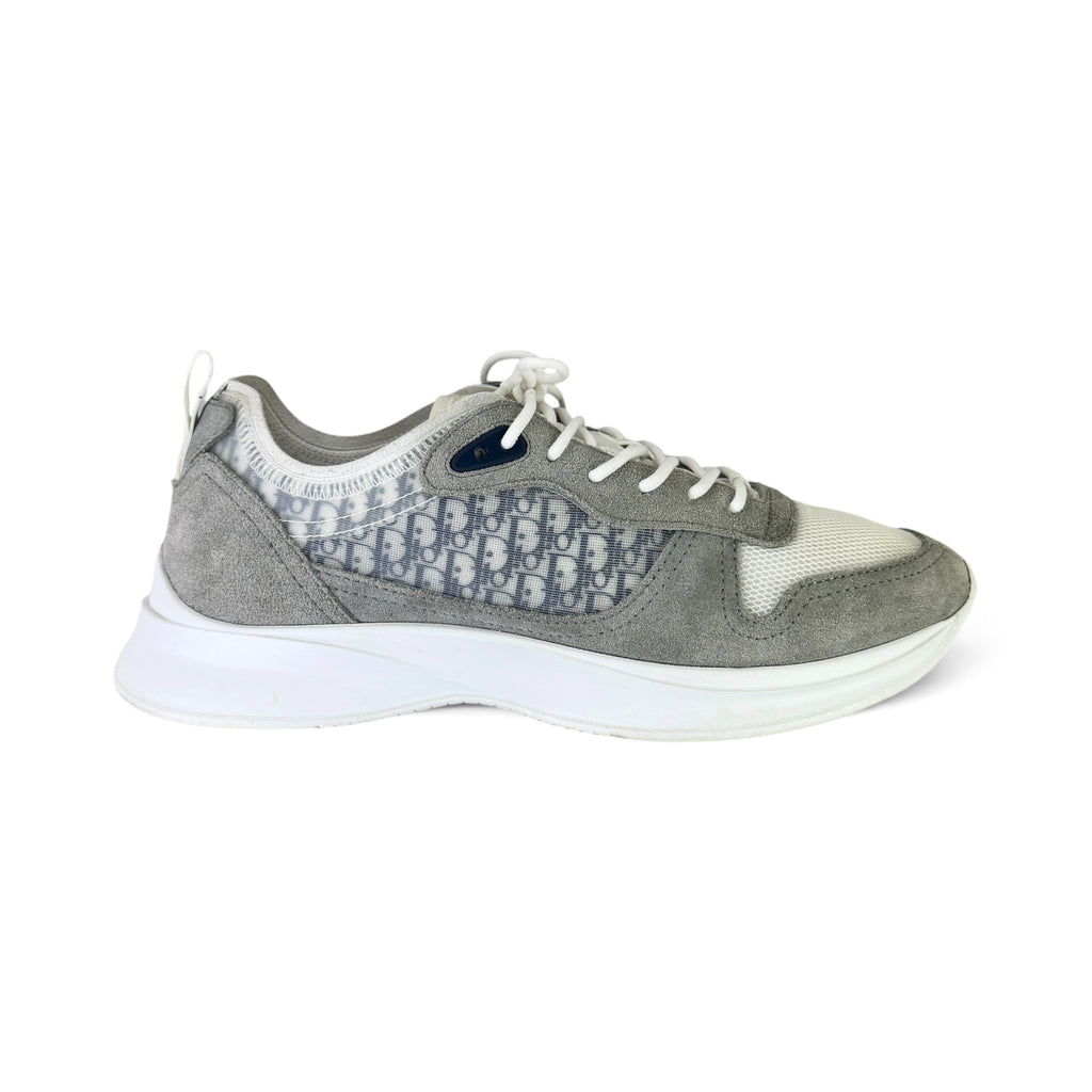Dior B25 Men’s Grey & White Runner Trainers - 42 (Fit Uk 8)
