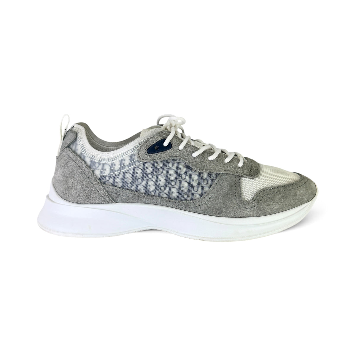 Dior B25 Men’s Grey & White Runner Trainers - 42 (Fit Uk 8)