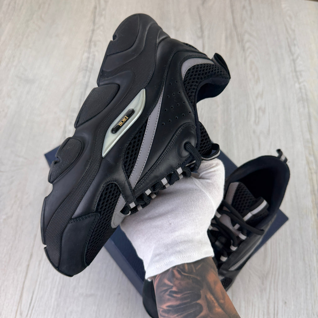 Dior B22 Men’s Triple Black Runners - 41 (Fit Uk 7)